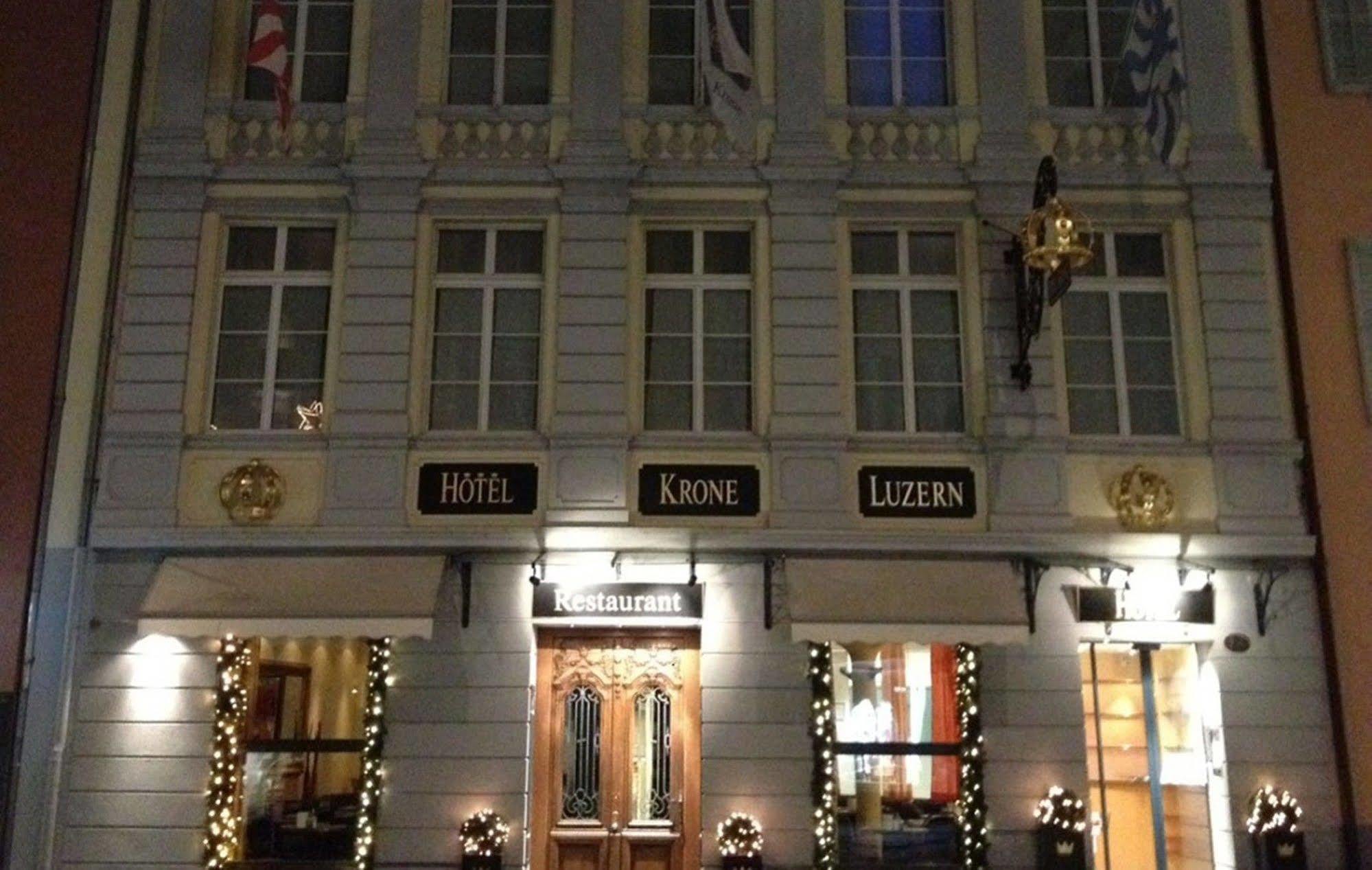 Altstadt Hotel Krone Luzern Luaran gambar